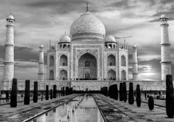 INTERDRUK Puzzle Rund um die Welt: Taj Mahal 500 Teile