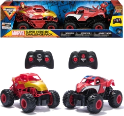 Monster Jam RC Set 2 Autos Marvel Super Hero Challenge 1:24