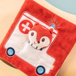 Lilliputiens - Textilbuch mit Füchsin Doktorin Alice