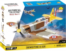 COBI Dewoitine D.520 Klemmbaustein-Bausatz (1:32), 335 Teile