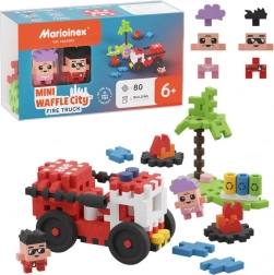 Vafle Mini – Feuerwehrauto, 80 Teile