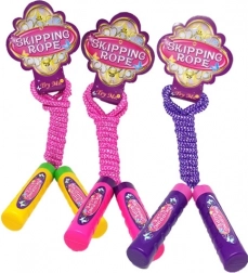 Farbenfrohes Kinderspringseil mit Kunststoffgriffen