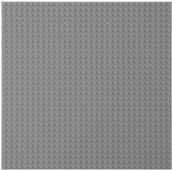 Bauplatte für Baukästen grau 40x40 cm