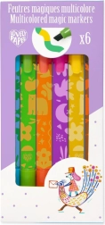 Magische bunte Filzstifte DJECO (Set mit 6)