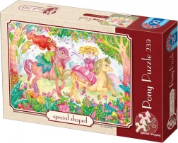 Puzzle Bunte Ponys 239 Teile D-Toys