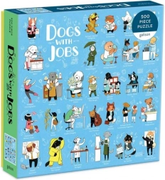 Galison Puzzle Hunde bei der Arbeit 500 Teile