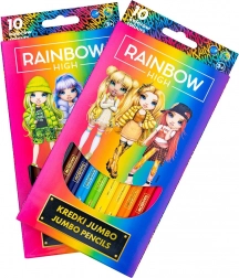 Jumbo-Buntstifte ASTRA Rainbow High 10 Stk.