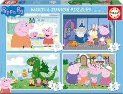 Puzzle Peppa Wutz 4-in-1 (20, 40, 60, 80 Teile) EDUCA