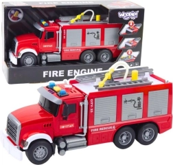 Woopie Feuerwehrwagen 1:14 mit Wasserstrahl, Licht und Sound