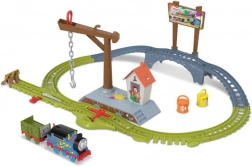 Thomas & Friends Farbauslieferungs-Set – motorisierte Eisenbahnstrecke mit Kran