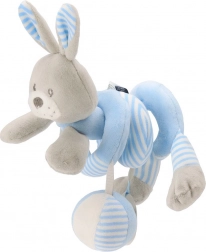 Plüsch-Spirale für Kinderbett BABY MIX Hase blau