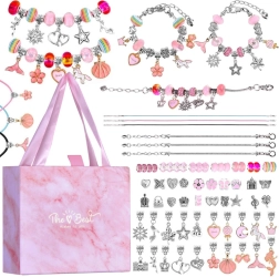 Kreativset zur Herstellung von Armbändern mit Charms und Perlen