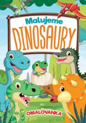 Wir malen Dinosaurier - Malbuch für Kinder