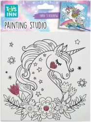 Kreatives Malkit Canvas Kleiner Vogel TOYSINN 15 × 15 cm