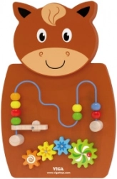 Holz-Aktivtafel Pferd - VIGA Montessori