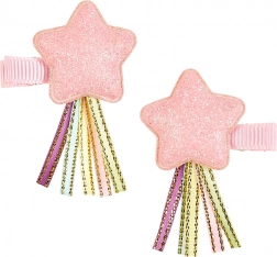 Haarspangen mit rosa Stern für Kinder