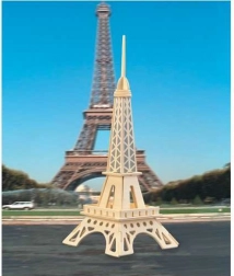 Woodcraft Holz 3D-Puzzle Eiffelturm