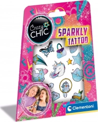 Crazy Chic Glitzernde Tattoos von Clementoni