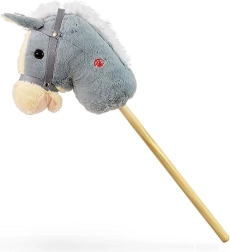 Steckenpferd mit Sound Milly Mally grau