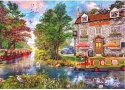 Puzzle Hotel Riverside Inn 1000 Teile von Gibsons