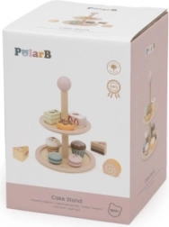 Holz-Etagere mit kleinen Törtchen