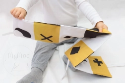 Textiles kontrastreiches Leporello MyMoo