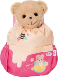 Baby Born rosa Rucksack für Teddybär