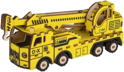 Holzhandwerk 3D-Holzpuzzle Kranwagen
