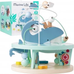 Holzlabyrinth-Spielzeug Meereswelt für Kinder ab 18 Monaten