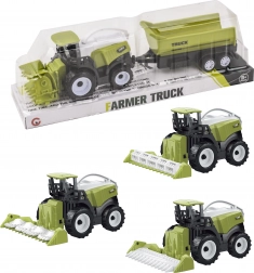 Mähdrescher mit Anhänger