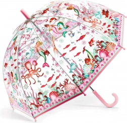 DJECO Kinderregenschirm Meerjungfrauen