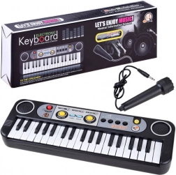 Kinder-Keyboard-Synthesizer mit 37 Tasten und Mikrofon