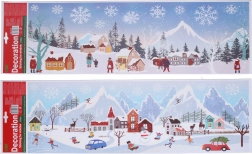 Fensterdekoration Weihnachten 59,5 × 21 cm