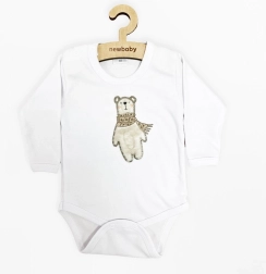 Baby-Body mit langen Ärmeln New Baby Polar Bear 68
