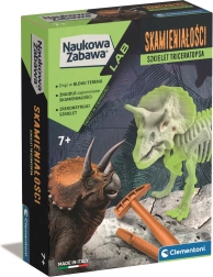 Clementoni Triceratops – fluoreszierendes Ausgrabungsset für Kinder