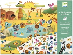 Abreibebilder Nordpol, Savanne und Wüste DJECO