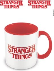 Keramiktasse Stranger Things – Logo, rot