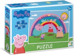 Puzzle Peppa Wutz: Regenbogen 30 Teile