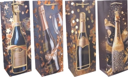 Geschenktasche für Flaschen M 35 × 12 × 9 cm – ganzjährig