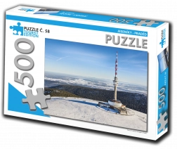 Puzzle Altvatergebirge, Praděd 500 Teile