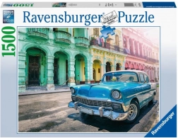 Puzzle 2D 1500 Teile – Autos auf Kuba
