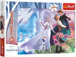 Puzzle mit 200 Teilen – Zauberhafte Welt der Schwestern DISNEY FROZEN Trefl