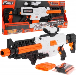 Schaumstoff-Blaster Fast Pioneer für Kinder 8+ mit Visier, Magazin und 36 Geschossen