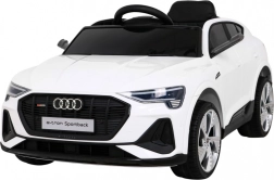 Elektrisches Audi e-tron Sportback Kinderauto mit 4x4 und Fernbedienung – Weiß