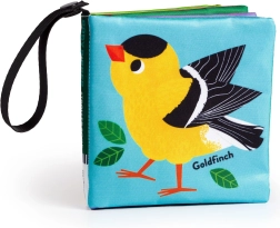 Mudpuppy Stoffbuch für den Kinderwagen Vögelchen