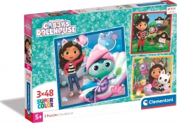 Puzzle CLEMENTONI Gabys zauberhaftes Häuschen 3×48 Teile
