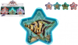 Teddies Kugellabyrinth Stern – Taschen-Knobelspiel für Kinder (Farbmix)