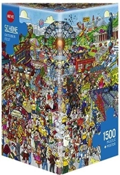 Puzzle 1500 Teile Oktoberfest mit Poster
