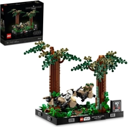 LEGO Star Wars Diorama: Jagd auf Speeder auf Endor