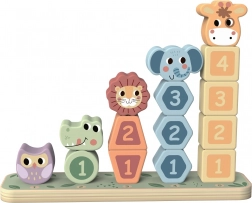 Stapelspielzeug Safari Tiere